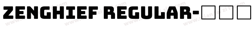 Zenghief Regular字体转换
